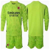 Camiseta AC Milan Portero Tercera Equipación Replica 2024-25 para niños mangas largas (+ Pantalones cortos)